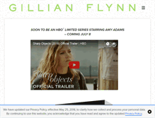 Tablet Screenshot of gillian-flynn.com